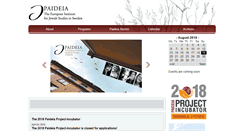 Desktop Screenshot of paideia-eu.org