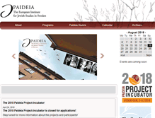 Tablet Screenshot of paideia-eu.org